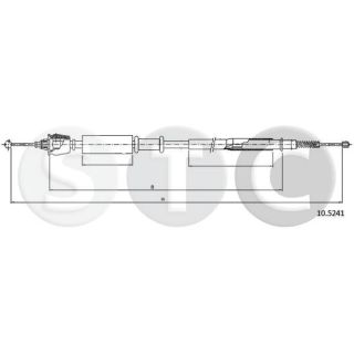 Trosas, stovėjimo stabdys STC T482179