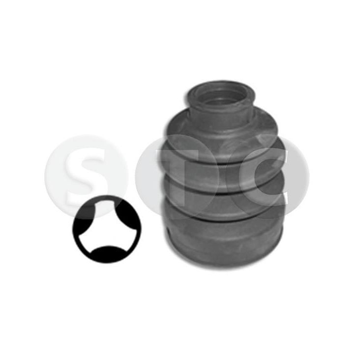 Gofruotoji membrana, kardaninis velenas STC T411322