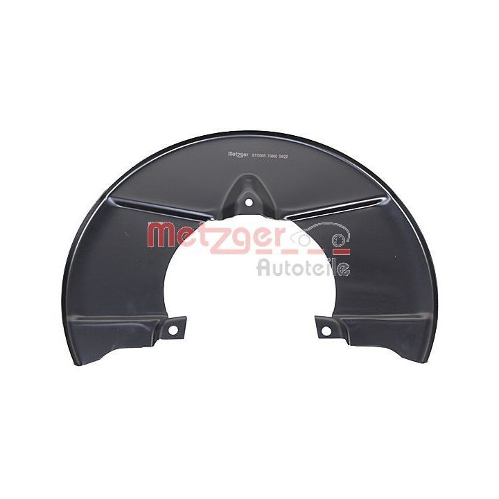 Apsauginis skydas, stabdžių diskas METZGER 6115505