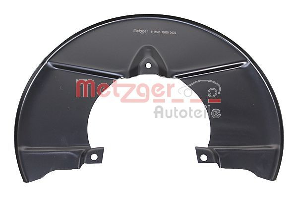 Apsauginis skydas, stabdžių diskas METZGER 6115505