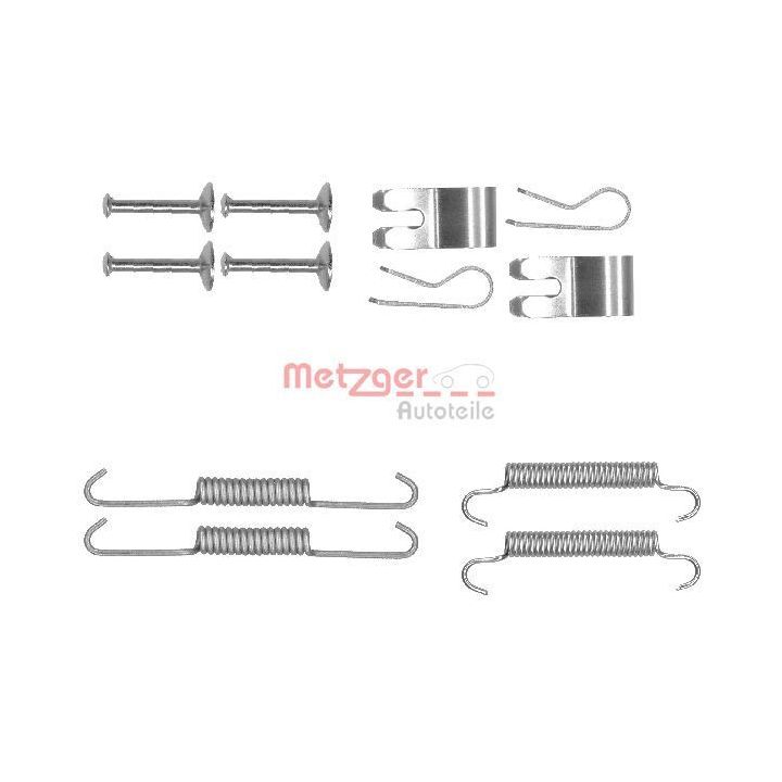 Priedų komplektas, stovėjimo stabdžių trinkelės METZGER 105-0013