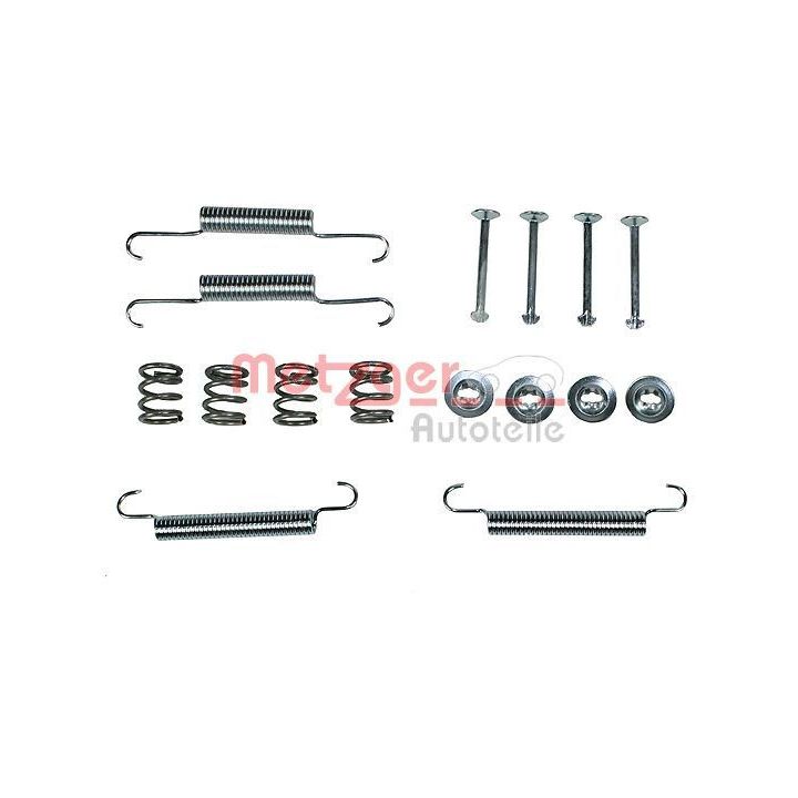 Priedų komplektas, stovėjimo stabdžių trinkelės METZGER 105-0020