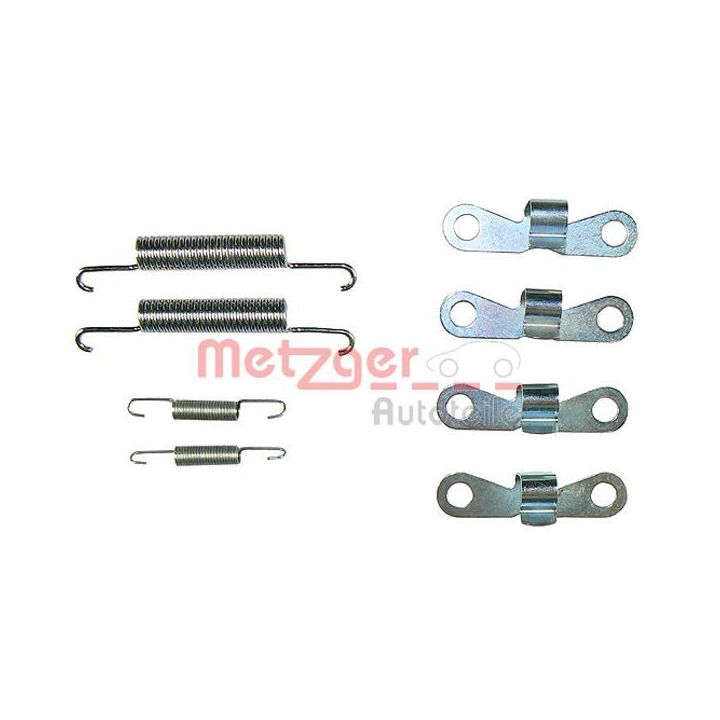 Priedų komplektas, stovėjimo stabdžių trinkelės METZGER 105-0720