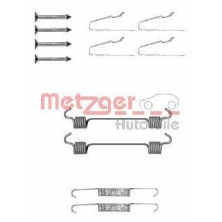 Priedų komplektas, stovėjimo stabdžių trinkelės METZGER 105-0808