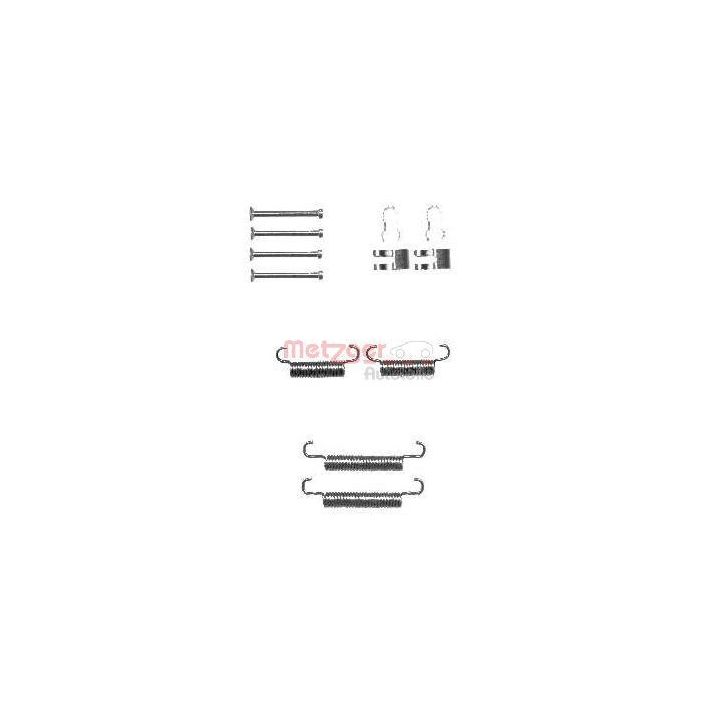 Priedų komplektas, stovėjimo stabdžių trinkelės METZGER 105-0839