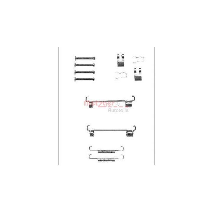 Priedų komplektas, stovėjimo stabdžių trinkelės METZGER 105-0851