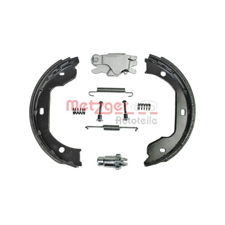 Stabdžių trinkelių komplektas, stovėjimo stabdis METZGER 0152004