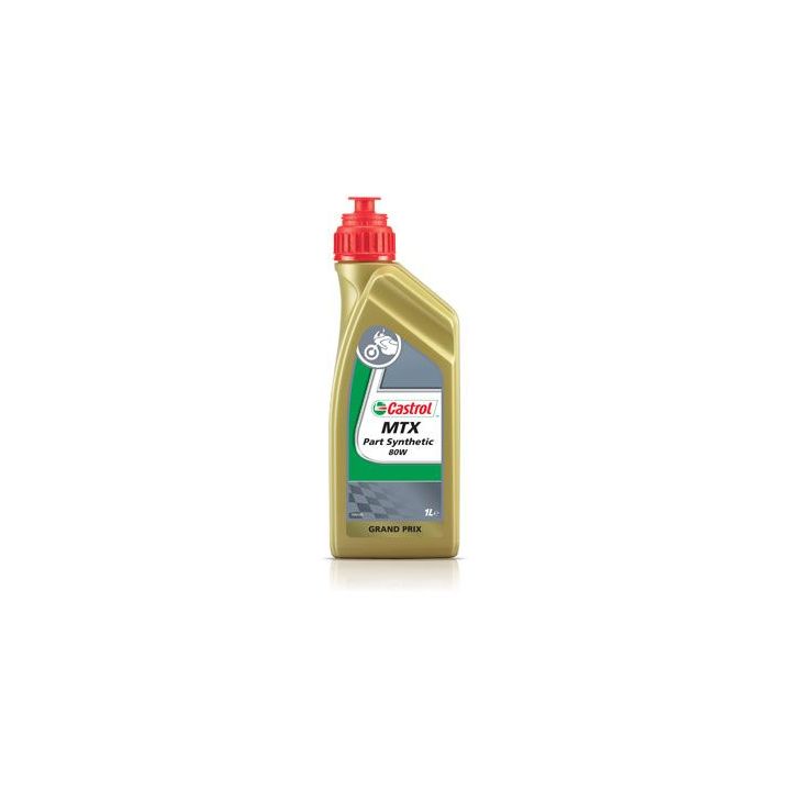 CASTROL 80W MTX PART SYNTHETIC 1L