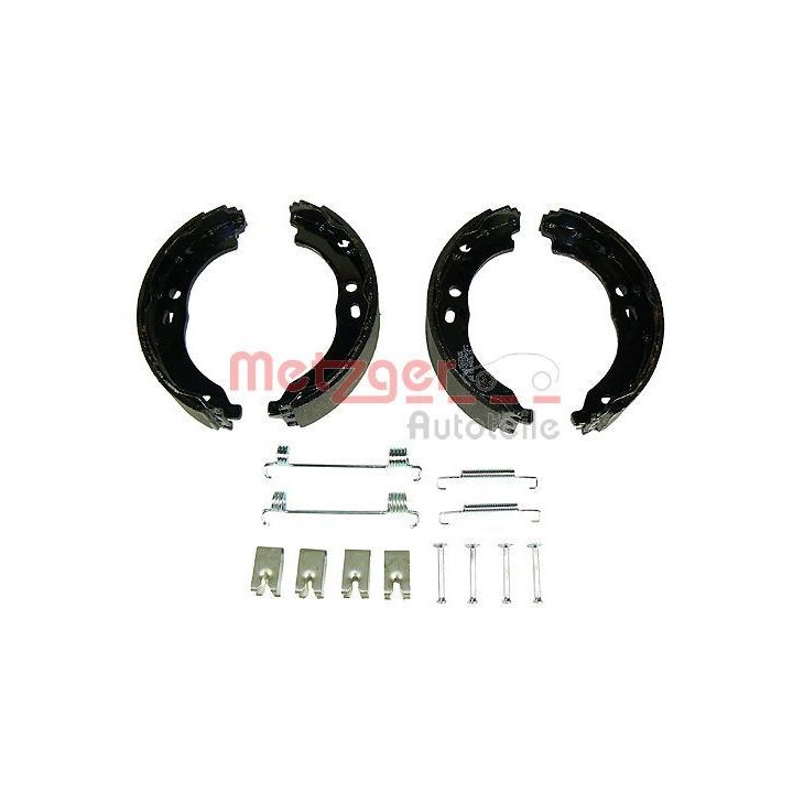 Stabdžių trinkelių komplektas, stovėjimo stabdis METZGER KR 215