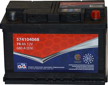 Akumuliatorius AD 74 AH 680 A  574104068 ( skaitykite prekės aprašymą )