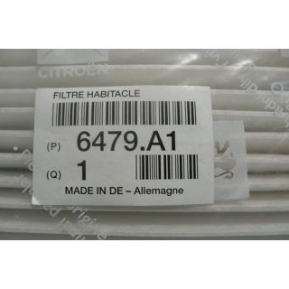 Salono filtras originalus 6479A1