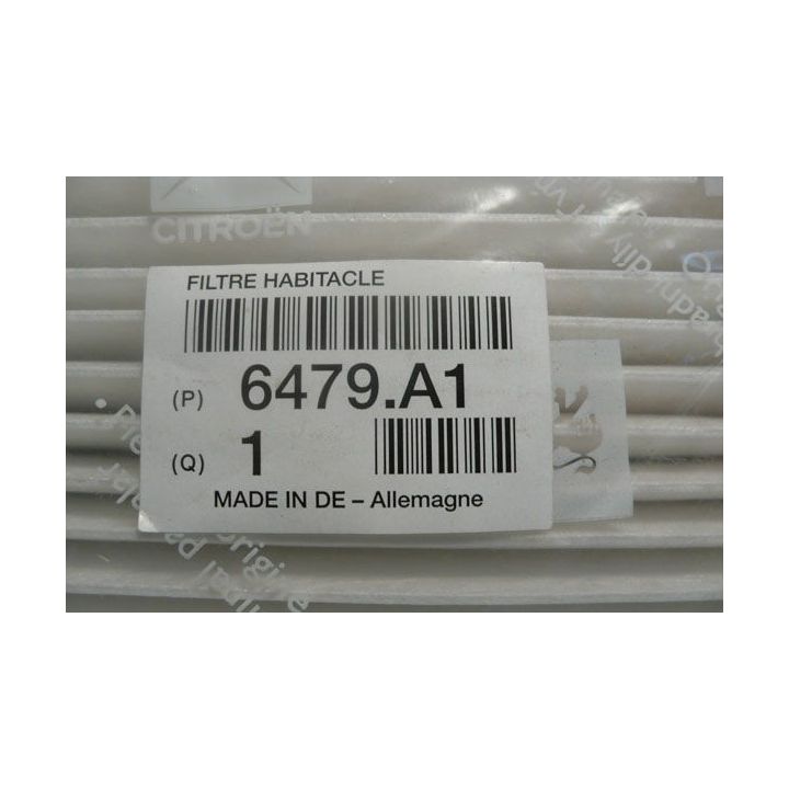 Salono filtras originalus 6479A1