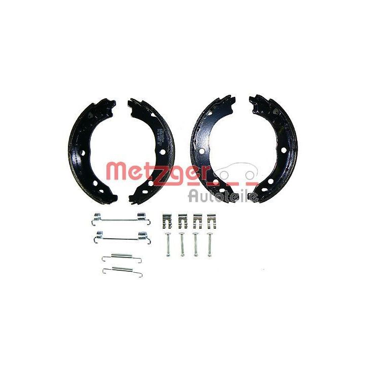 Stabdžių trinkelių komplektas, stovėjimo stabdis METZGER KR 947