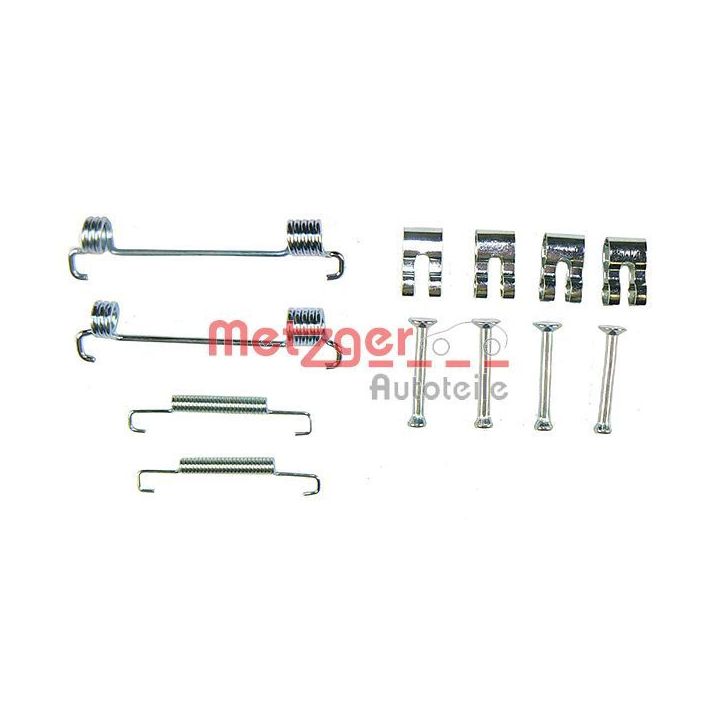 Stabdžių trinkelių komplektas, stovėjimo stabdis METZGER KR 947