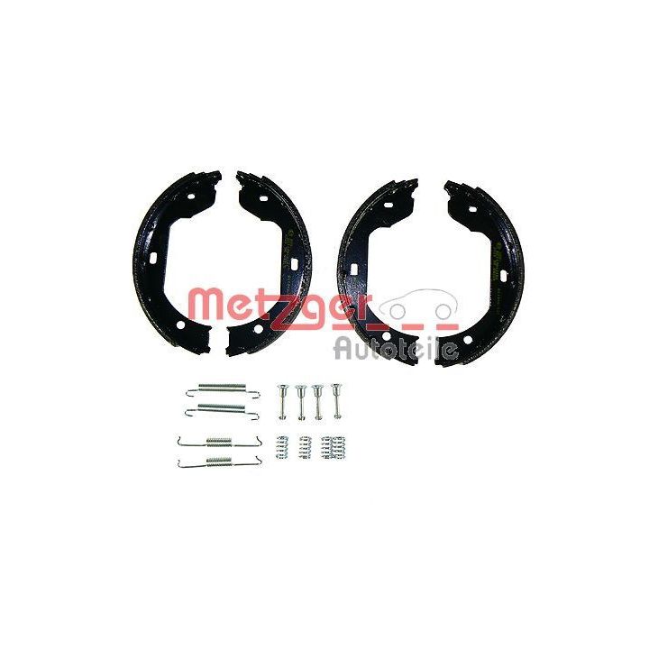 Stabdžių trinkelių komplektas, stovėjimo stabdis METZGER KR 960