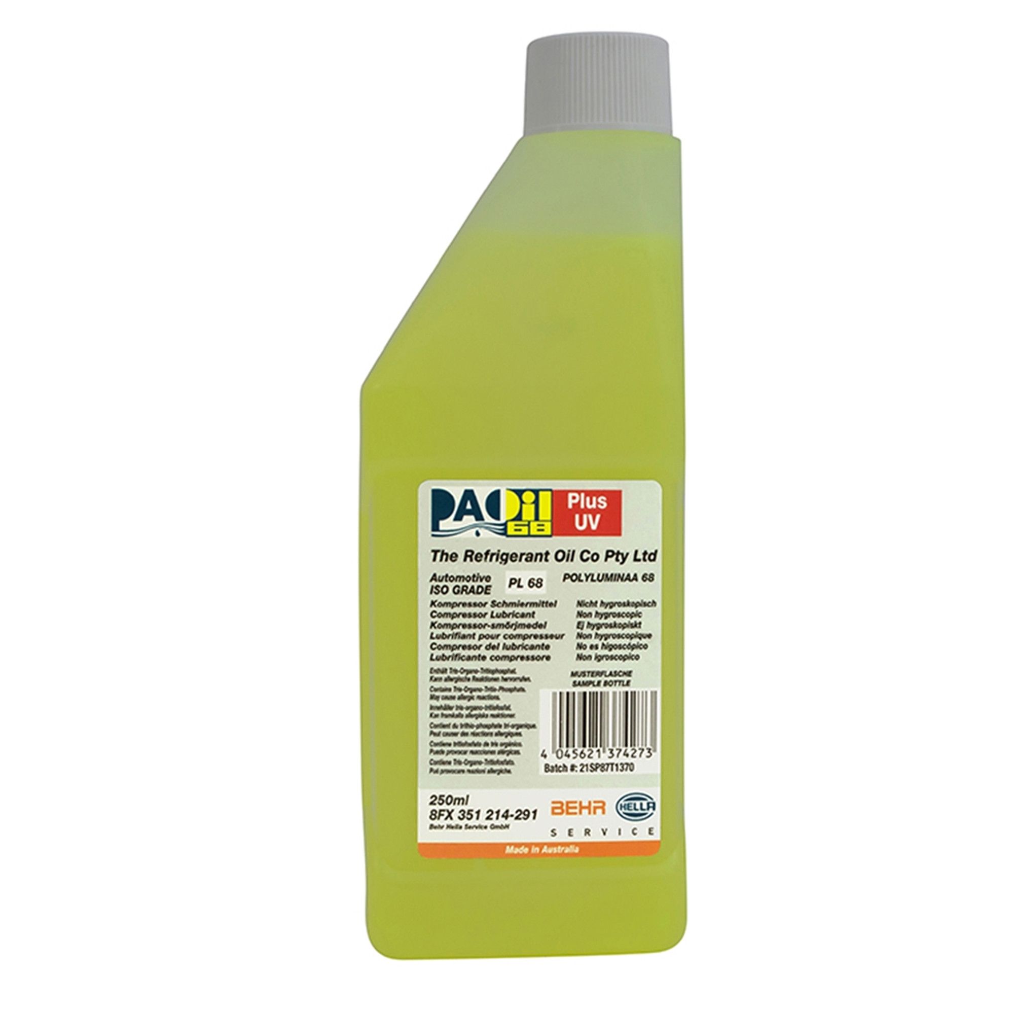 Alyva kompresoriaus PA-OIL ISO 68-AA1+UV 250ML