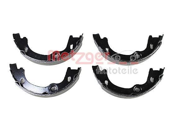 Stabdžių trinkelių komplektas, stovėjimo stabdis METZGER MG 143