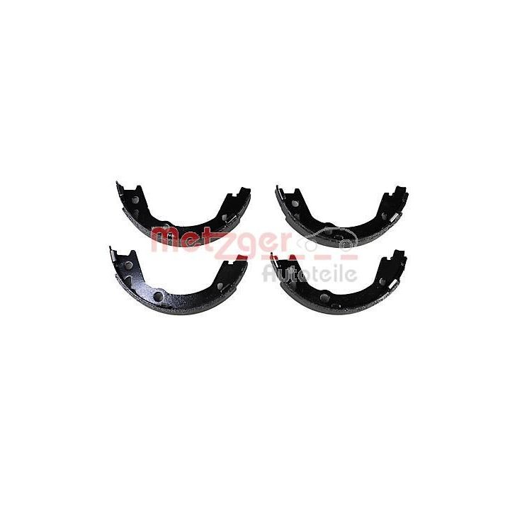 Stabdžių trinkelių komplektas, stovėjimo stabdis METZGER MG 154