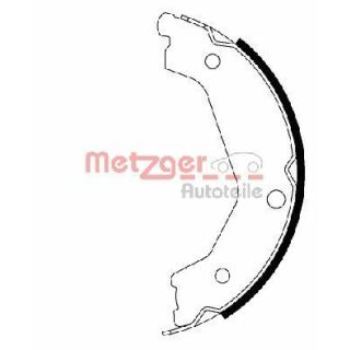 Stabdžių trinkelių komplektas, stovėjimo stabdis METZGER MG 206