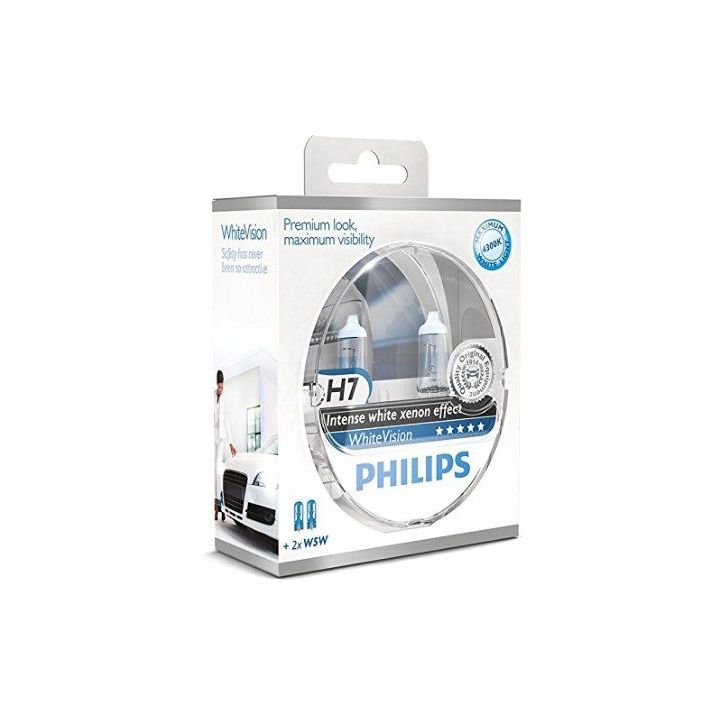 PHILIPS Lemputės H7 112972WVUSM WHITEVISION ULTRA 2 vnt.