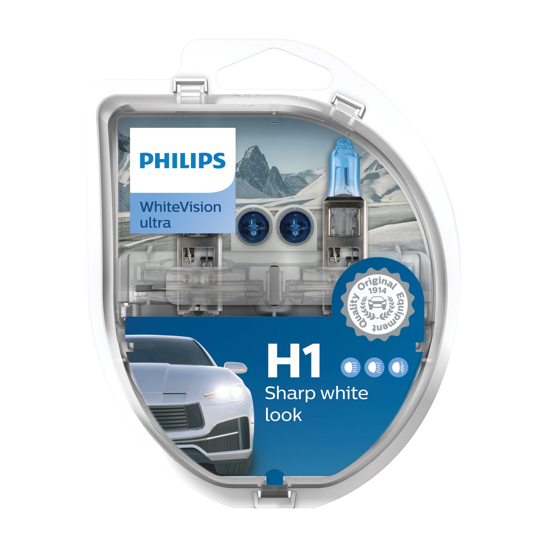 Lemputės PHILIPS H1 12258WVUSM 2 vnt.