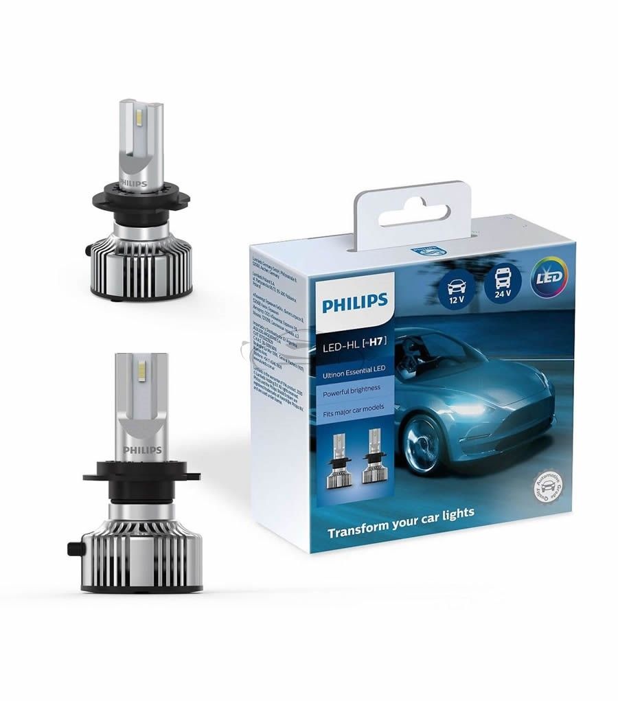 LEMPUTĖS PHILIPS LED H7 PX26d ULTINON ESSENTIAL 2vnt. ( 11972UE2X2 ) !!!