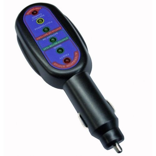 Indikatorius akumuliatorių įkrovai 12V su 6 LED-ais ALPIN