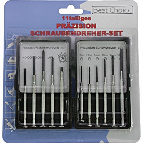 Atsuktuvų precizinių rinkinys 11vnt