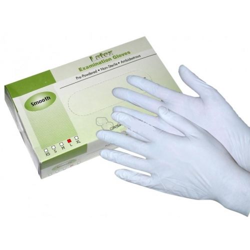 Pirštinė nest. "L" latex 100vnt.