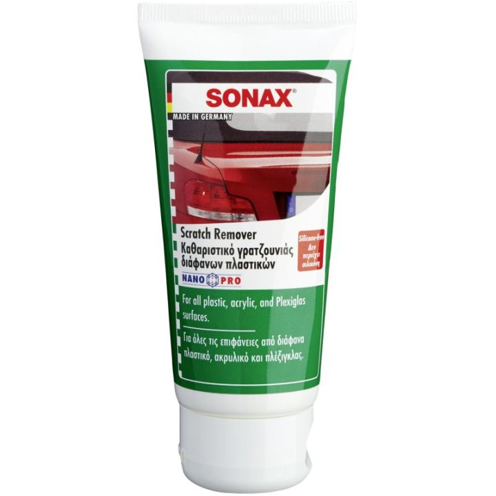 SONAX Skaidraus plastiko įbrėžimų šalinimo priemonė 75ml