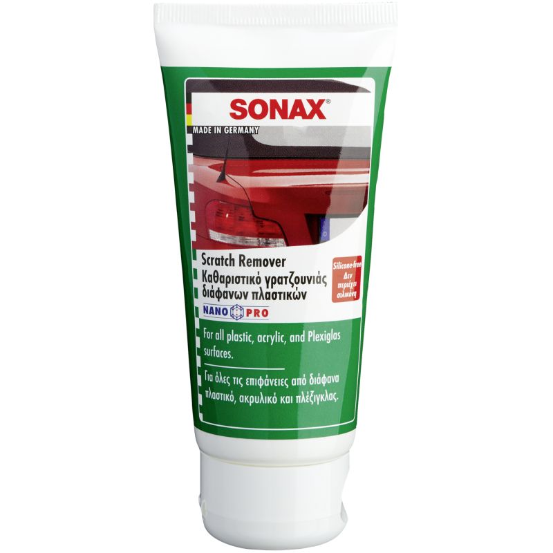 SONAX Skaidraus plastiko įbrėžimų šalinimo priemonė 75ml