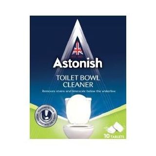 ASTONISH Tabletės tualeto valymui 8vnt  rožinio bijūno kvapo C2150