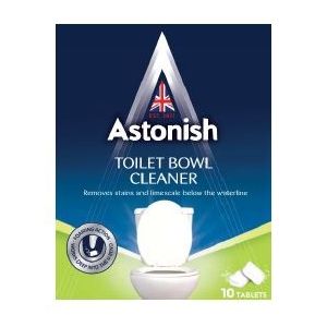 ASTONISH Tabletės tualeto valymui 8vnt  rožinio bijūno kvapo C2150