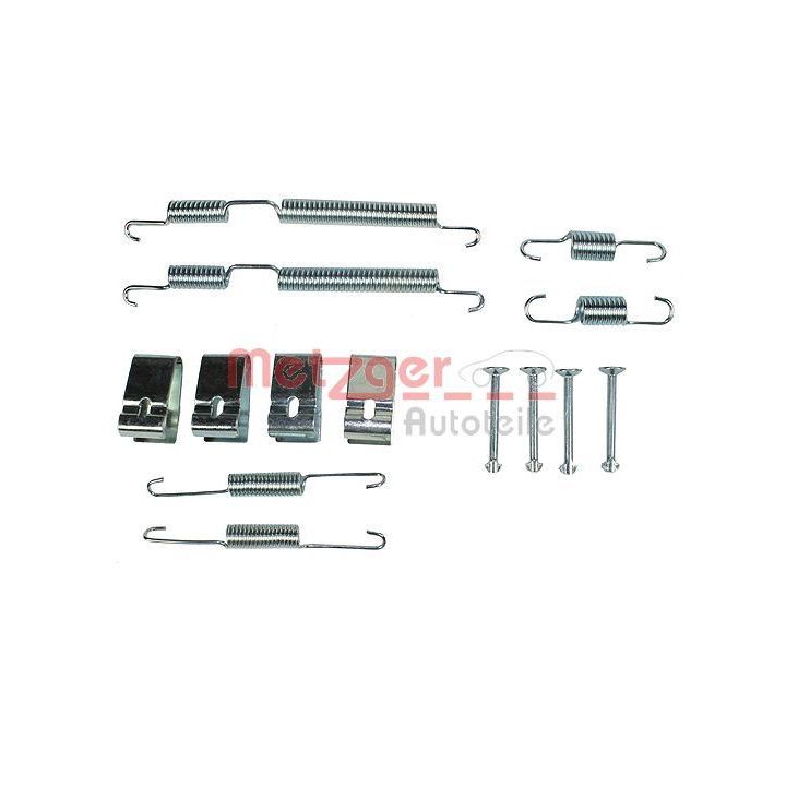 Priedų komplektas, stabdžių trinkelės METZGER 105-0017