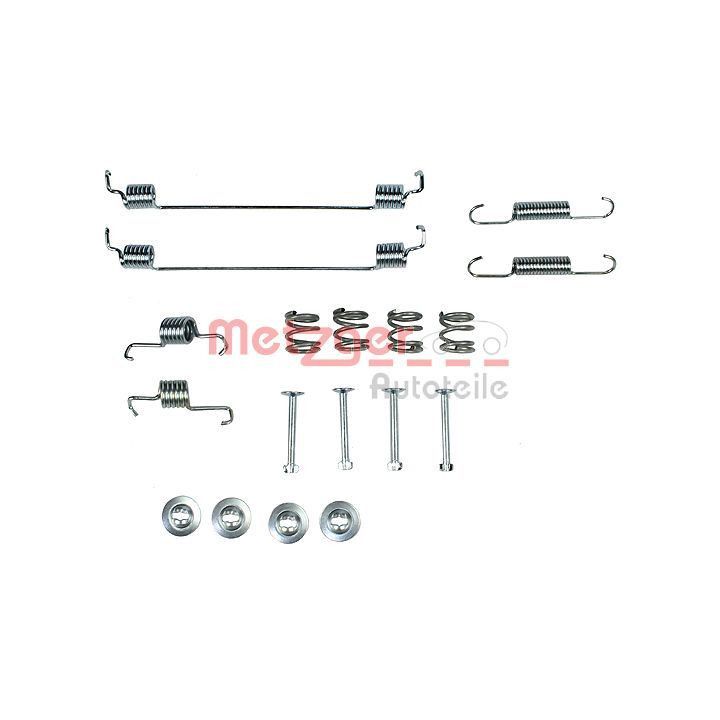 Priedų komplektas, stabdžių trinkelės METZGER 105-0018