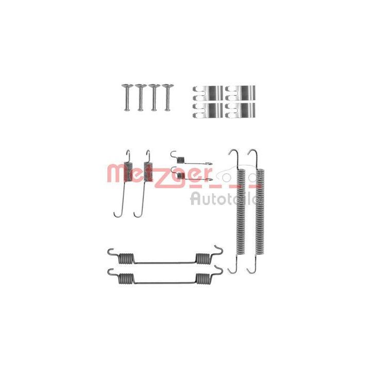Priedų komplektas, stabdžių trinkelės METZGER 105-0029