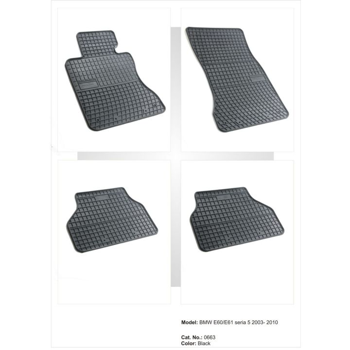 GUMINIAI KILIMĖLIAI BMW 5 E60-E61 2003-2010