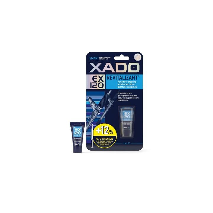 XADO PRIEDAS EX120 vairo stiprintuvams ir kitai hidraulinei technikai - tubelė 9ml ( 10332 )