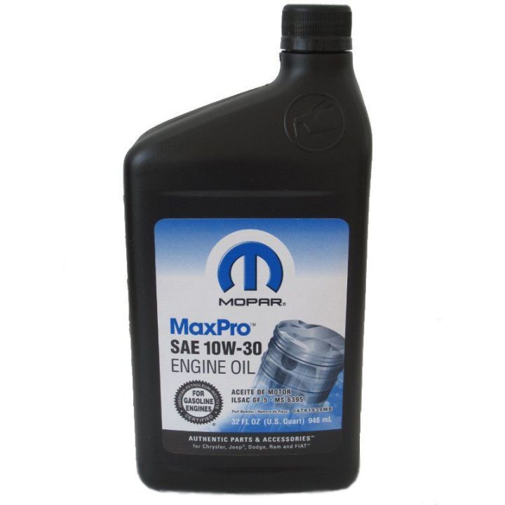 Variklinė alyva MAXPRO 10W30 0.946L  68218930AB
