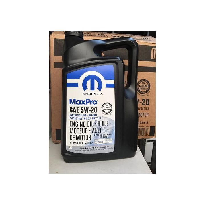 Variklinė alyva MOPAR MAXPRO 5W20 5 L 68518203AA