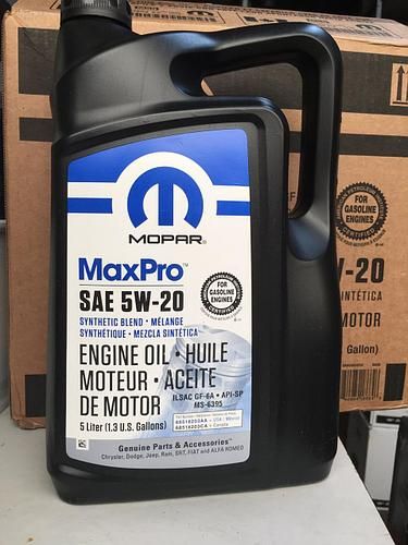 Variklinė alyva MOPAR MAXPRO 5W20 5 L 68518203AA