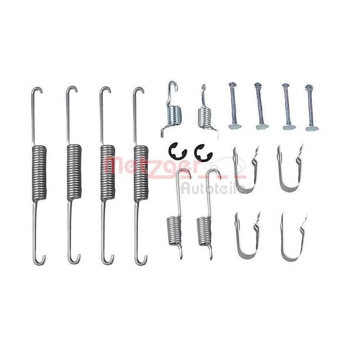 Priedų komplektas, stabdžių trinkelės METZGER 105-0636