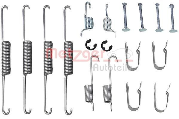 Priedų komplektas, stabdžių trinkelės METZGER 105-0636