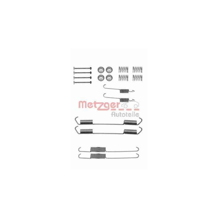 Priedų komplektas, stabdžių trinkelės METZGER 105-0689