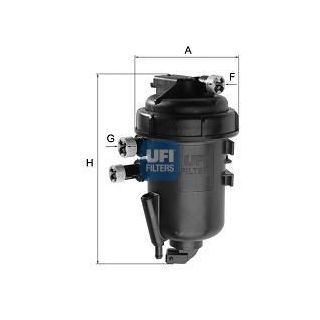 Kuro filtro korpusas UFI 55.120.00