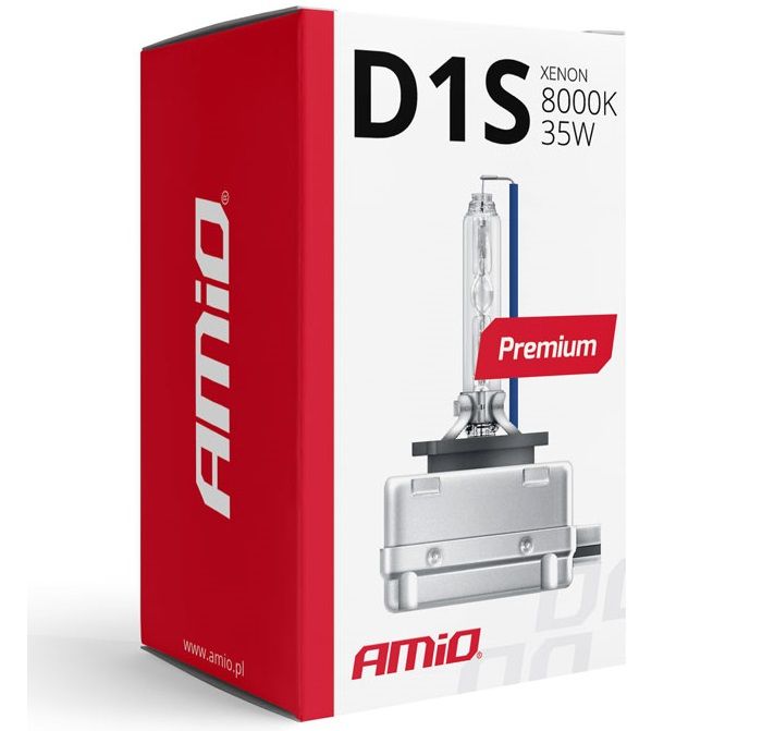 LEMPUTĖ AMIO D1S 8000K PREMIUM ( melsva šviesa )