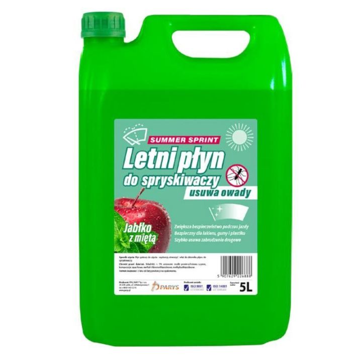 Vasarinis langų skystis PARYS obuolių-mėtų kvapo 5L ( prekė nesiunčiama per siuntas )