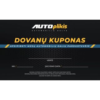 DOVANŲ KUPONAS 10 €