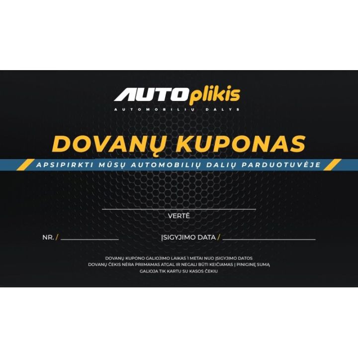 DOVANŲ KUPONAS 30 €