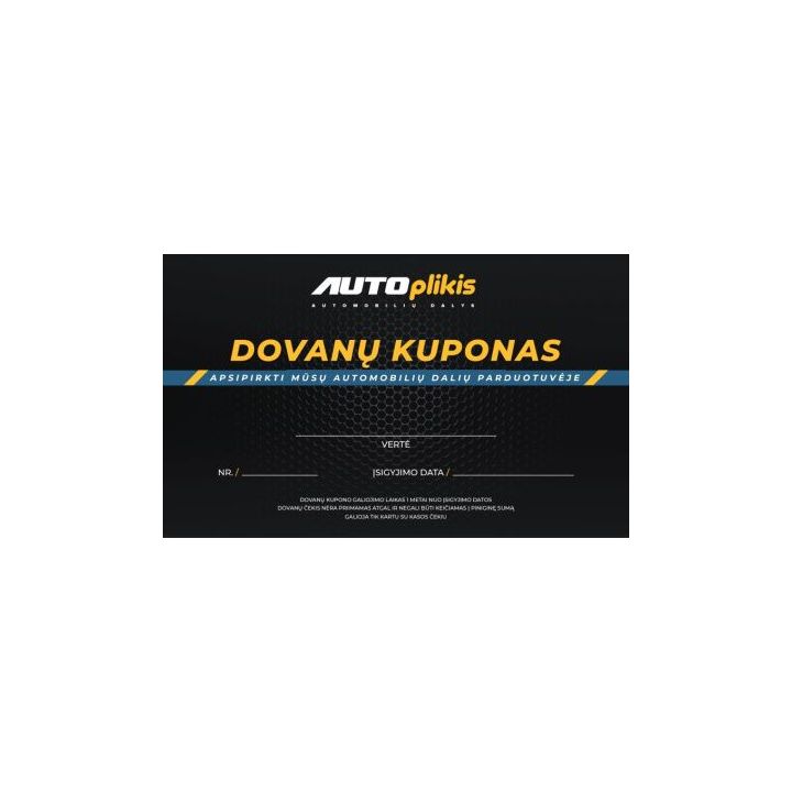DOVANŲ KUPONAS 150 €